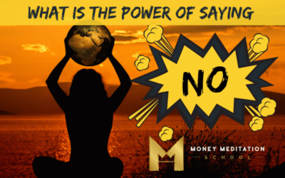 What is the power of saying no and how does it help an individual in achieving their goals?